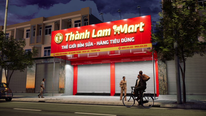 Công ty K-setup thiết kế " Thành Lam Mart " tại Thanh Hóa