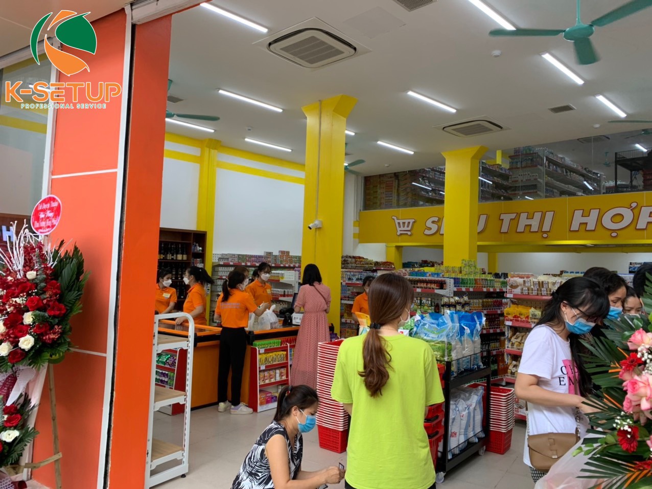 siêu thị Hợp Giang - thành phố Cao Bằng đón khách