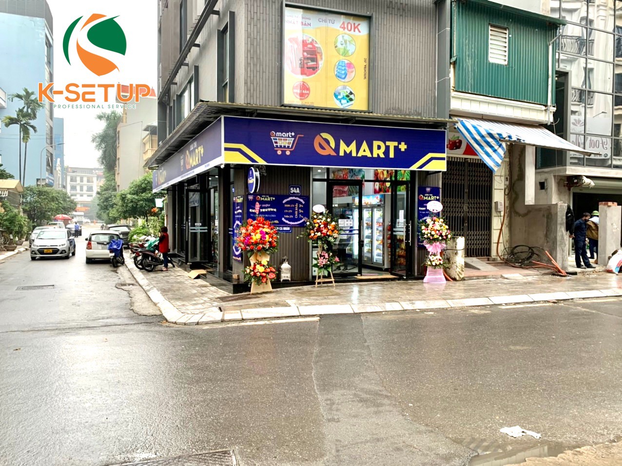 Chính thức khai trương siêu thị Q Mart+ tại Lạc Long Quân - Hà Nội - Công ty thiết kế setup siêu thị K-setup