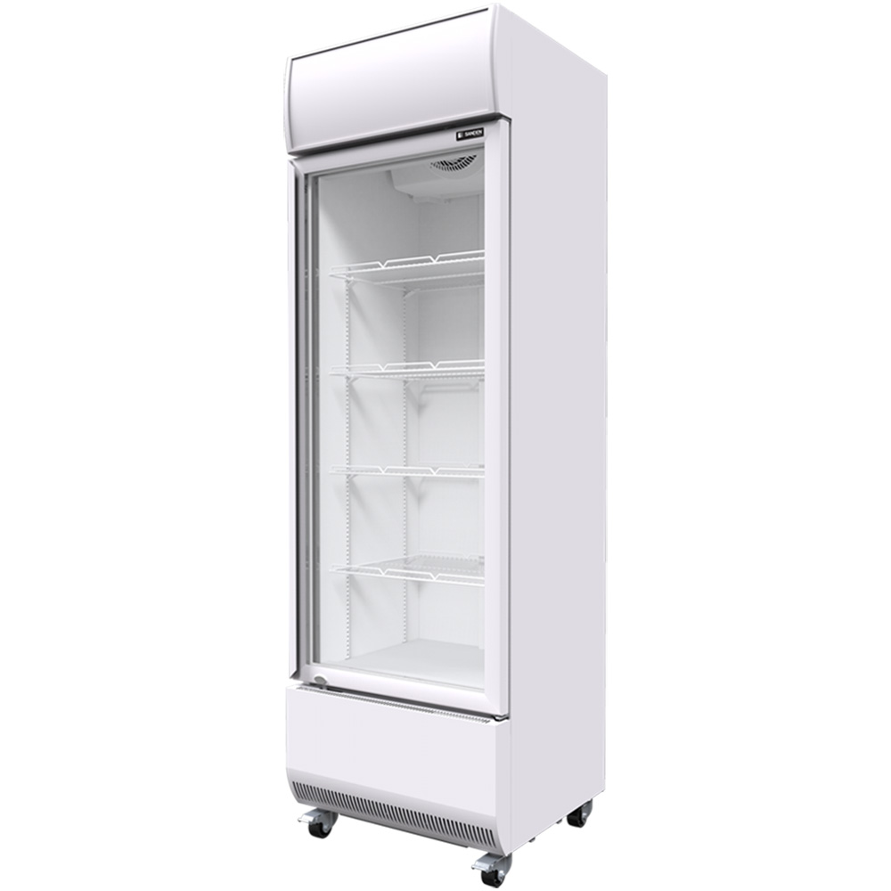 Sử dụng tủ lạnh Sanden giúp tiết kiệm điện năng.
