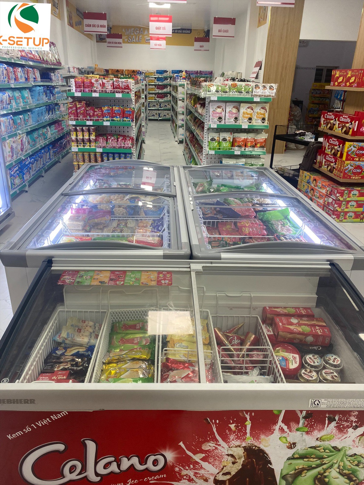 setup siêu thị mini