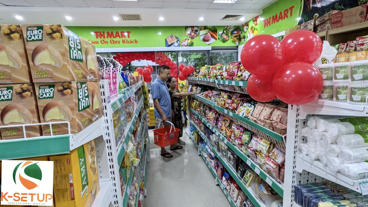 khai trương siêu thị