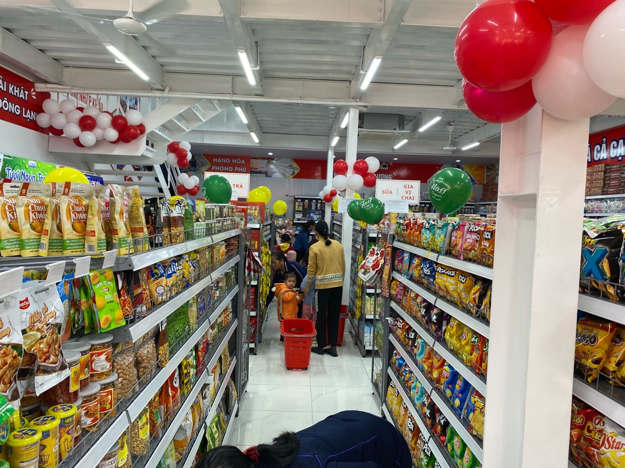 khai trương siêu thị