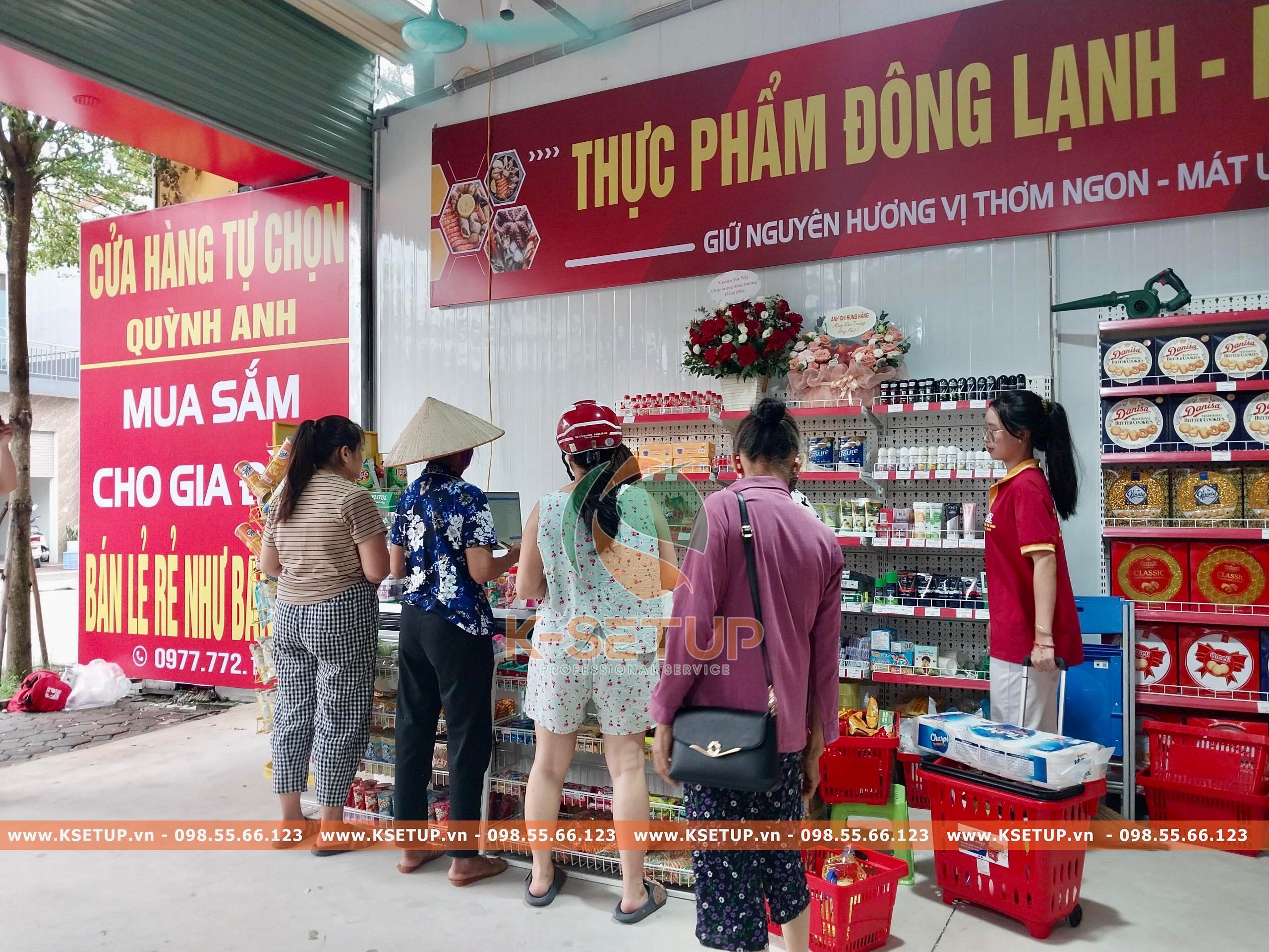 khai trương cửa hàng tự chọn