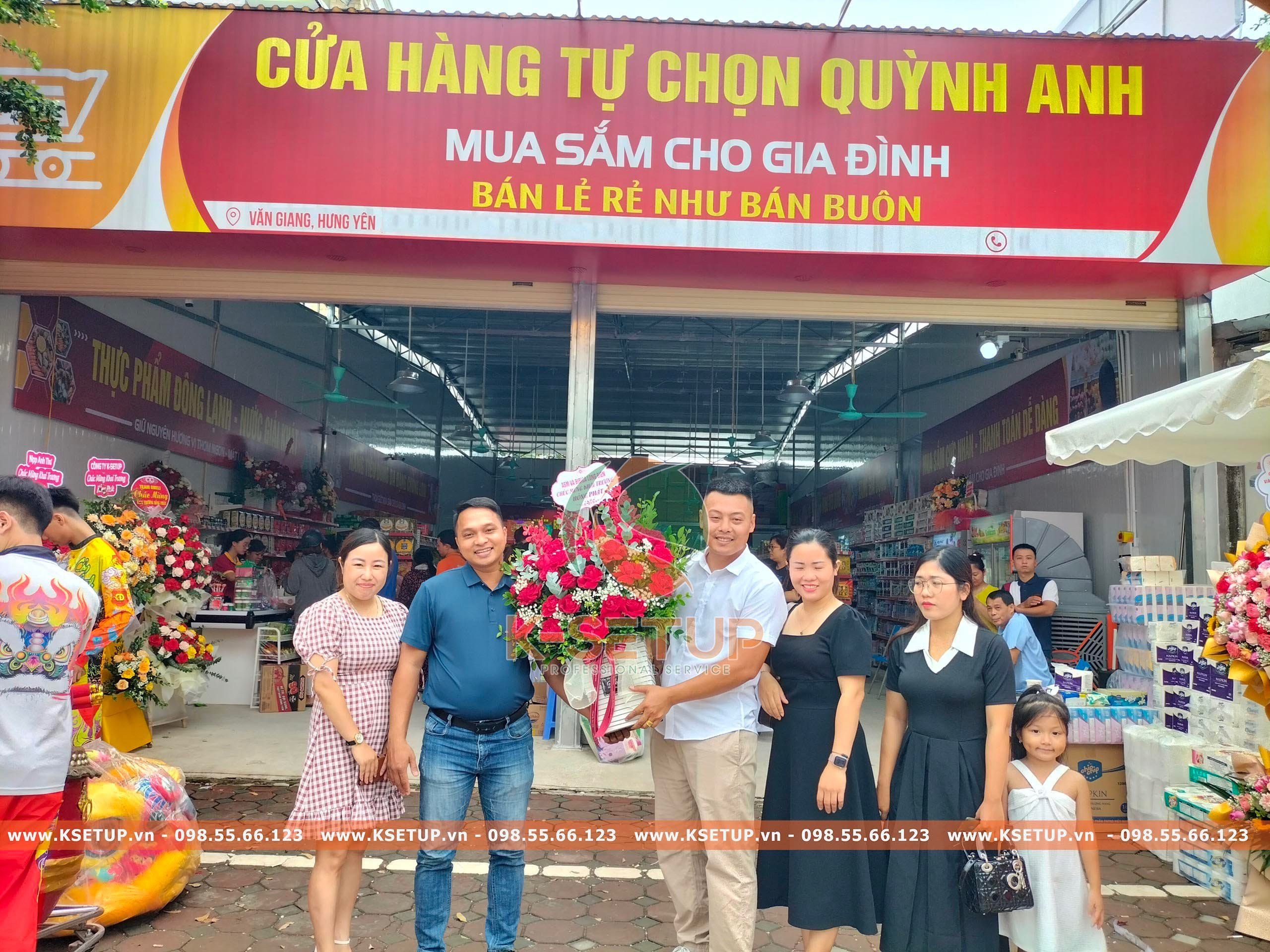 khai trương cửa hàng tự chọn