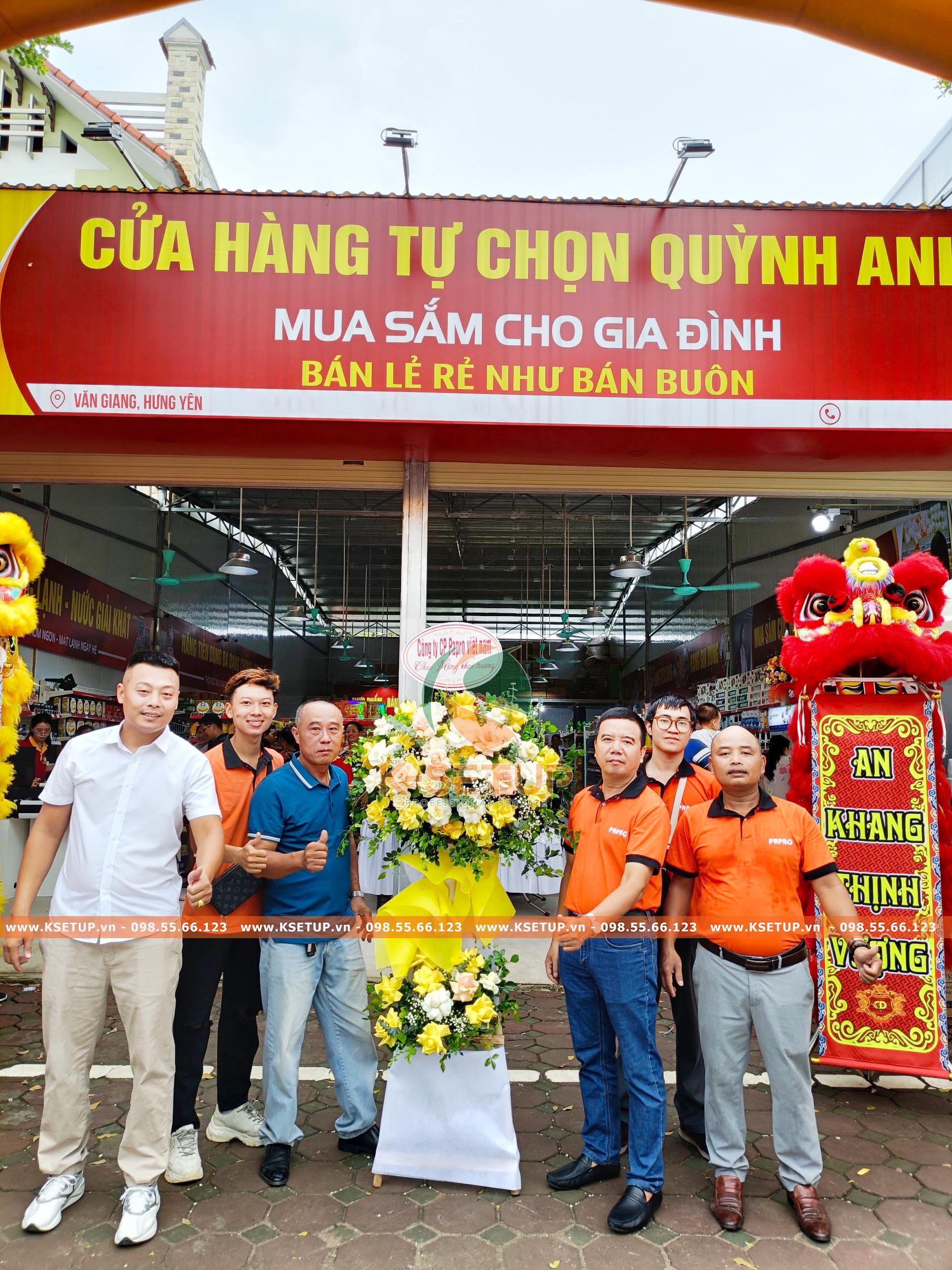 khai trương cửa hàng tự chọn