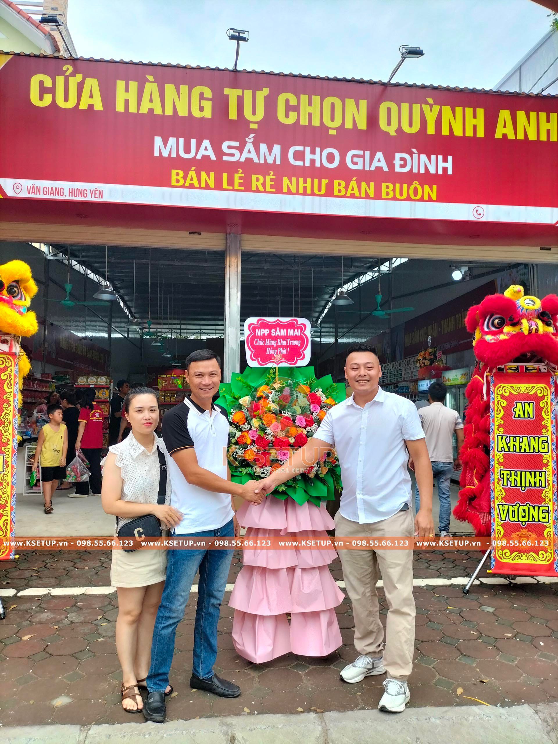 khai trương cửa hàng tự chọn