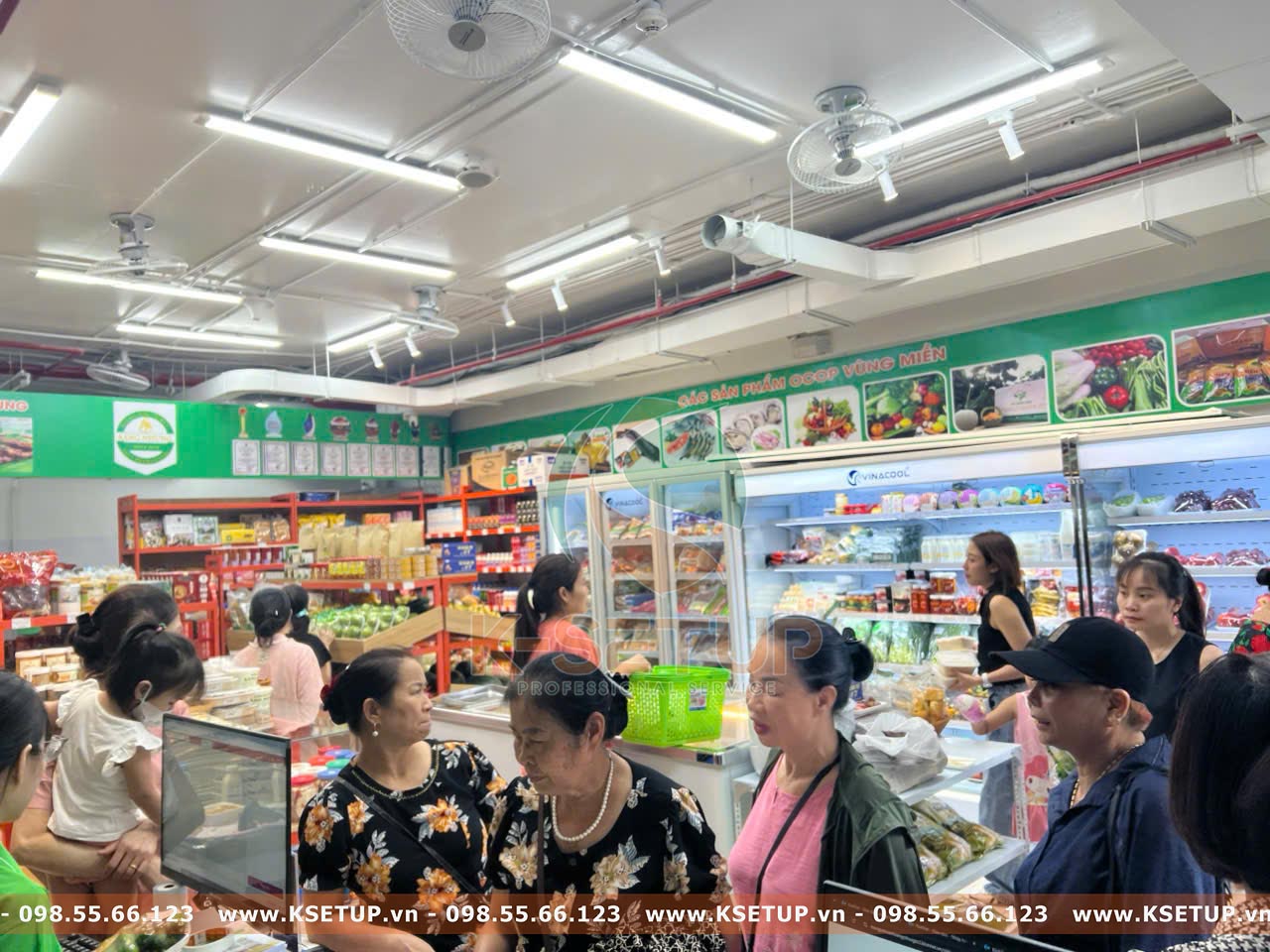 giảm thất thoát hàng hóa siêu thị mini