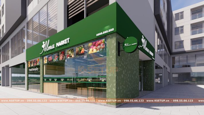 Mô Hình Siêu Thị Mini